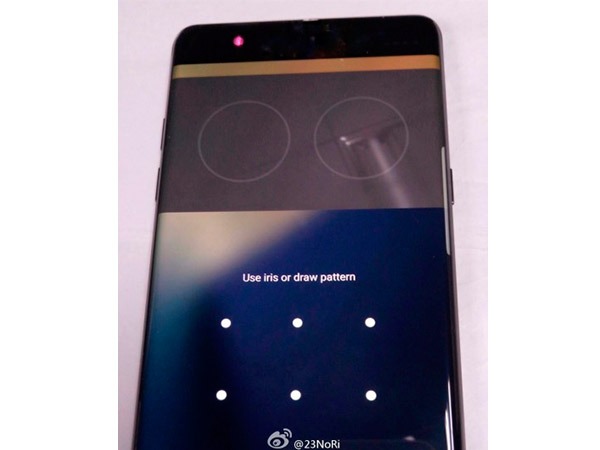 Así­ podrí­a ser el escáner de iris del Samsung Galaxy Note 7