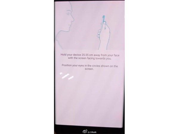 Escáner iris Samsung Galaxy Note 7