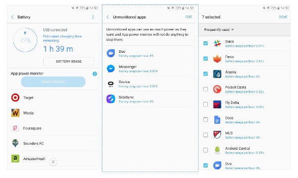 Samsung Galaxy Note 7 batería