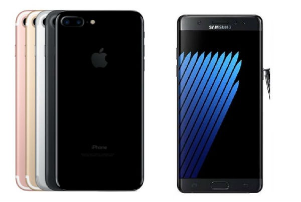 Comparativa iPhone 7 Plus Vs Samsung Galaxy Note 7