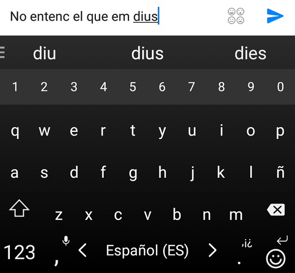 menú swiftkey 6