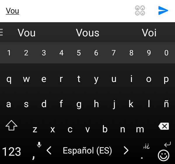 menú 7 swiftkey