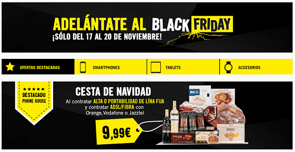 Las ofertas de móviles en Phone House por el Black Friday