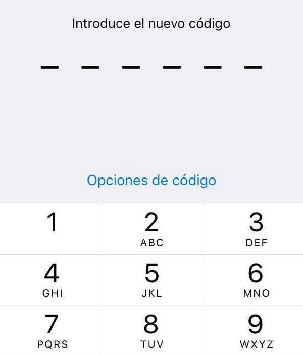 Cómo poner un número PIN de hasta 6 dí­gitos en iPhone