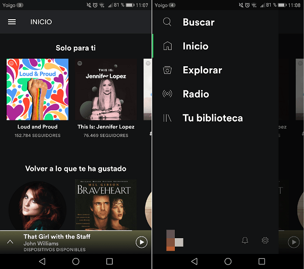 spotify viejo