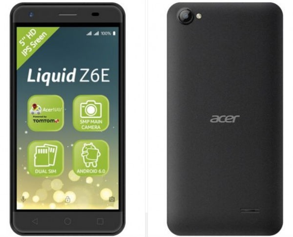 Acer Liquid Z6E, móvil barato, solvente y con Android 6