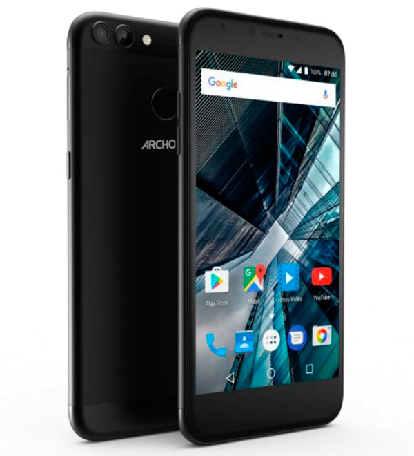 Archos 55 Graphite, móvil económico con doble cámara y pantalla grande