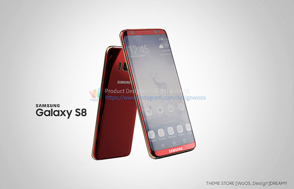 Galaxy S8 Rojo