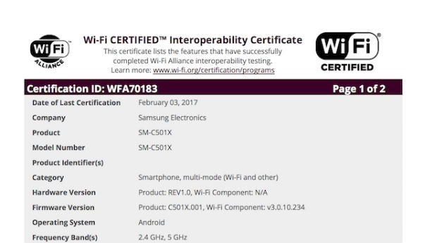 WiFi Alliance Samsung