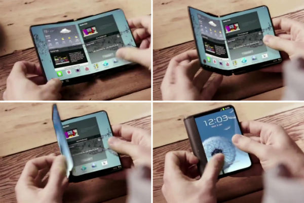 Samsung móvil plegable 