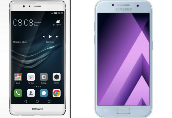 Huawei P9 vs Samsung Galaxy A5 2017