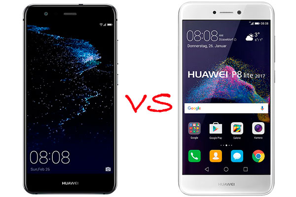 Comparativa Huawei P10 Lite vs Huawei P8 Lite 2017
