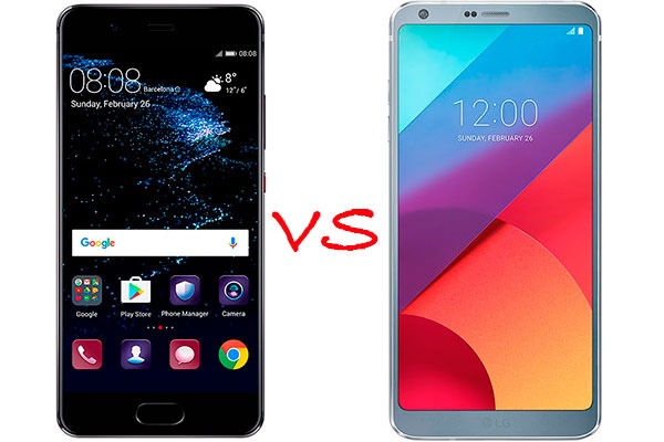 Comparativa Huawei P10 vs LG G6