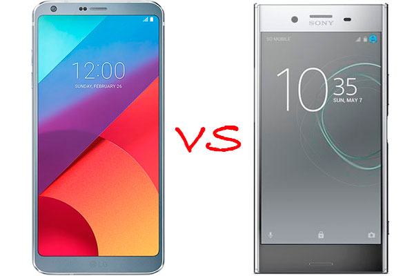 Comparativa LG G6 vs Sony Xperia XZ Premium