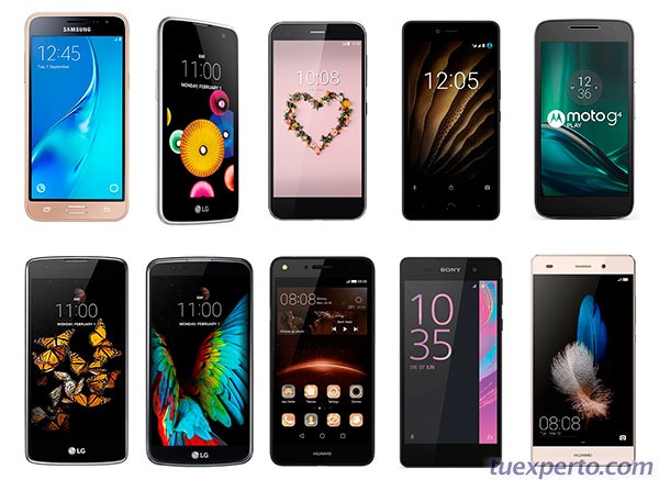 10 móviles baratos para comprar con Movistar, Vodafone u Orange