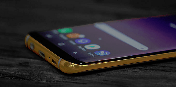 Galaxy S8 recubierto en oro