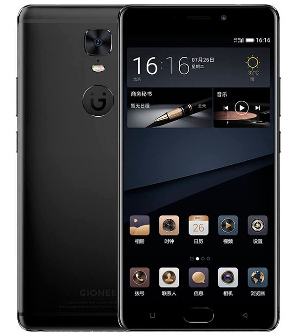 Gionee M6S Plus parte frontal