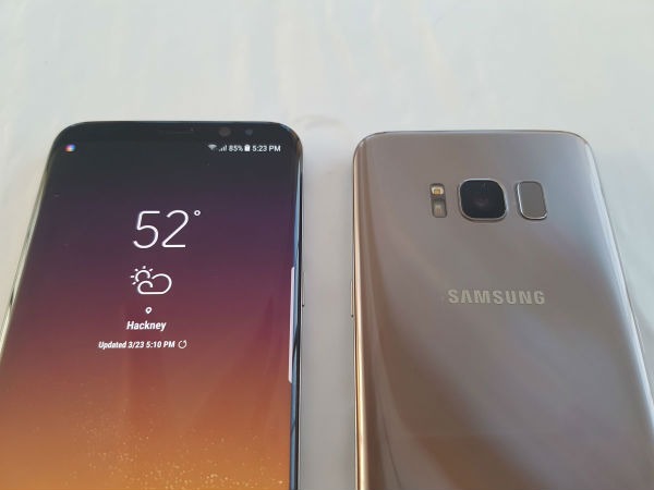 Samsung Galaxy S8 pantalla
