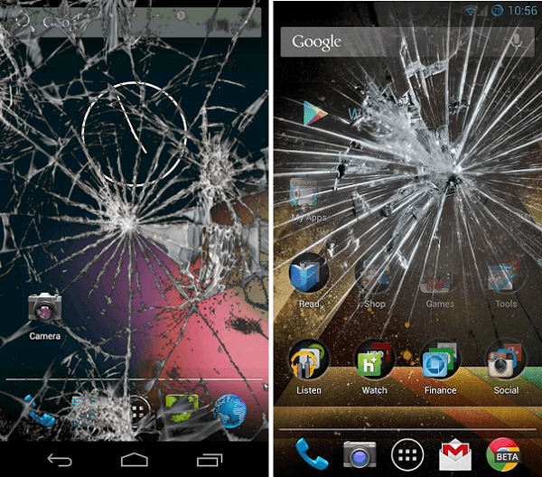 pantalla rota