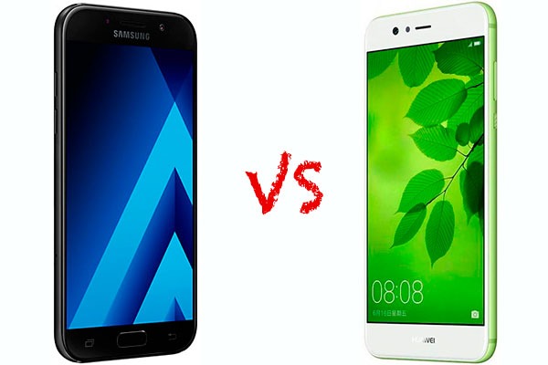 Comparativa Samsung Galaxy A5 2017 vs Huawei Nova 2