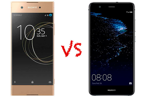 Comparativa Sony Xperia XA1 vs Huawei P10 Lite