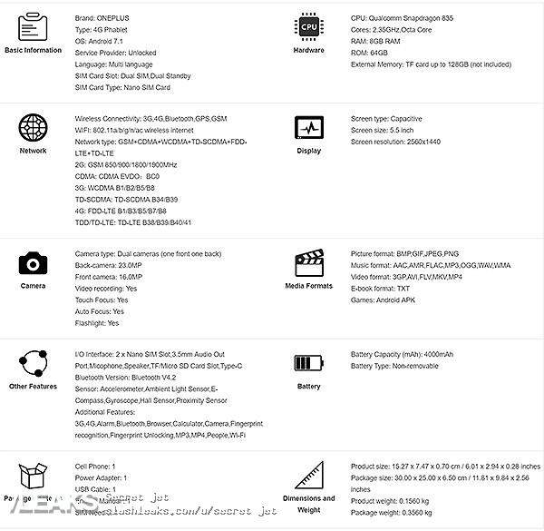 Estas son todas las caracterí­sticas del OnePlus 5 que conocemos 1