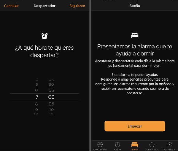 alarma sueño