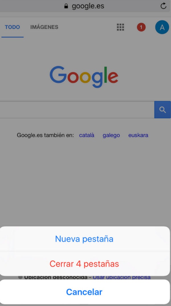 cerrar pestañas