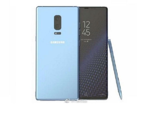 Samsung Galaxy Note 8 diseño