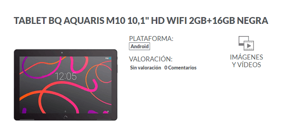 tienda game bq aquaris