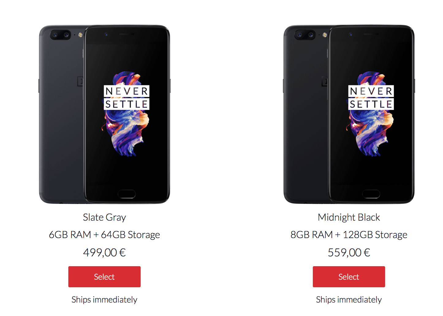 Precios OnePlus 5