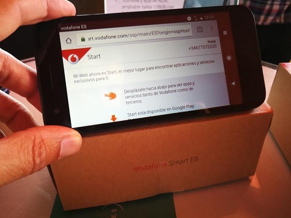 Vodafone Smart E8, un móvil asequible por menos de 100 euros 3