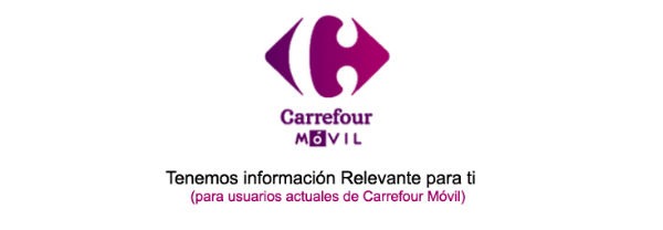 Carrefour Móvil cierre