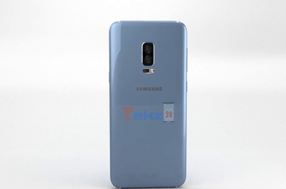 Aparece una imagen del Samsung Galaxy Note 8 en azul coral