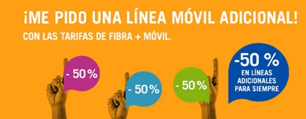 línea móvil adicional en Yoigo