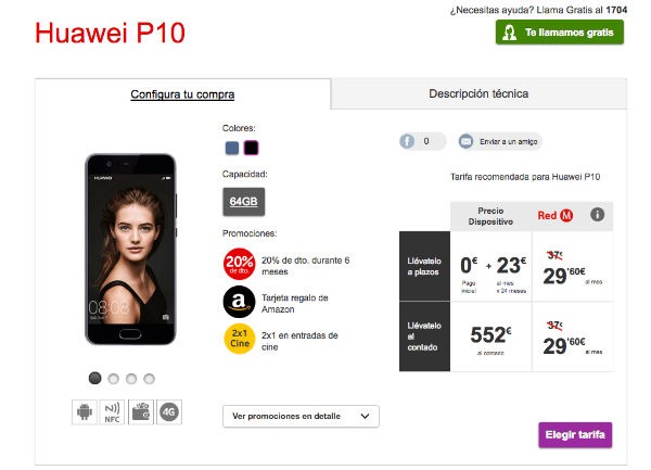 Huawei P10 Vodafone