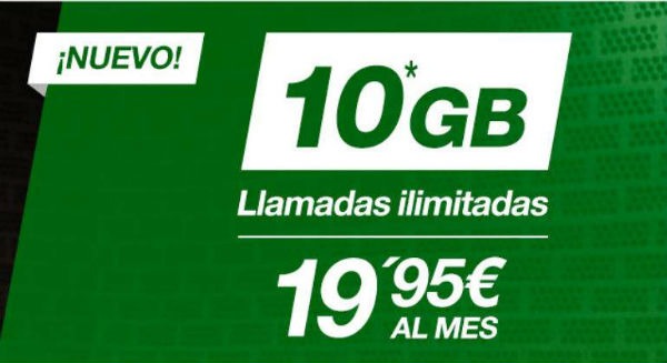Amena aumenta hasta los 10 GB su tarifa de 20 euros en su promoción de verano