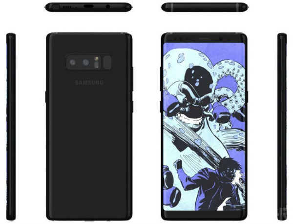 Estos serí­an los tres colores en los que llegarí­a el Samsung Galaxy Note 8