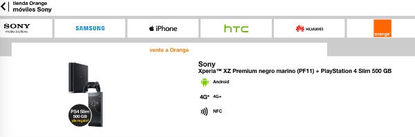 Sony Xperia XZ Premium Orange