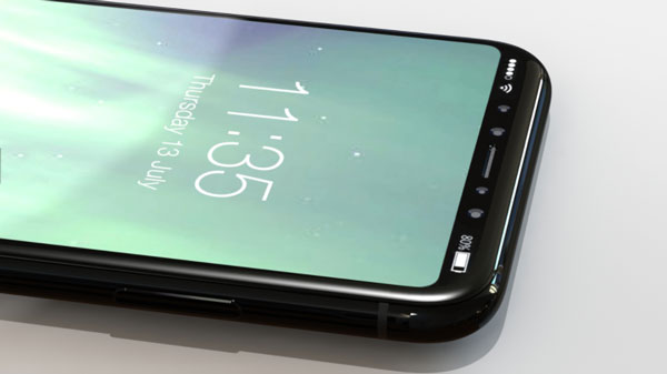 posible aspecto iPhone 8 sin bordes