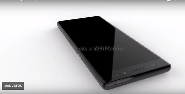 El Samsung Galaxy Note 8 se deja ver en un ví­deo de 360º 2