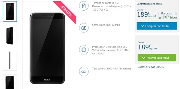 Huawei P8 lite 2017