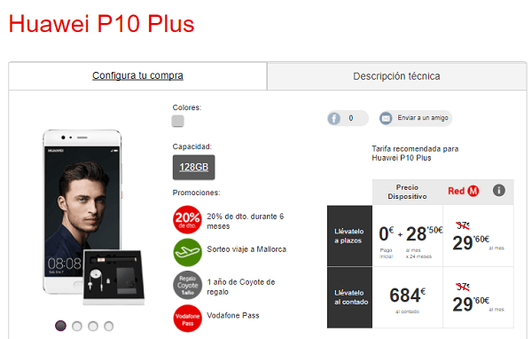 Huawei P10 Plus vodafone