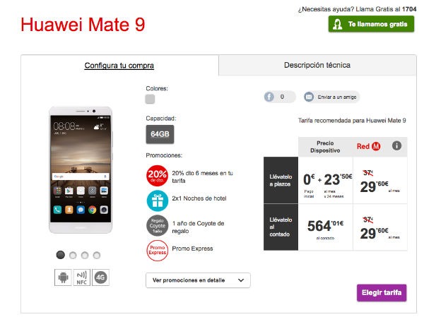 Huawei Mate 9 Vodafone