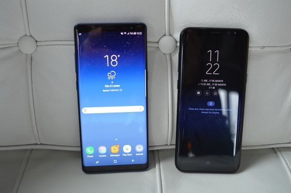 Samsung Note 8 vs Samsung Galaxy S8+