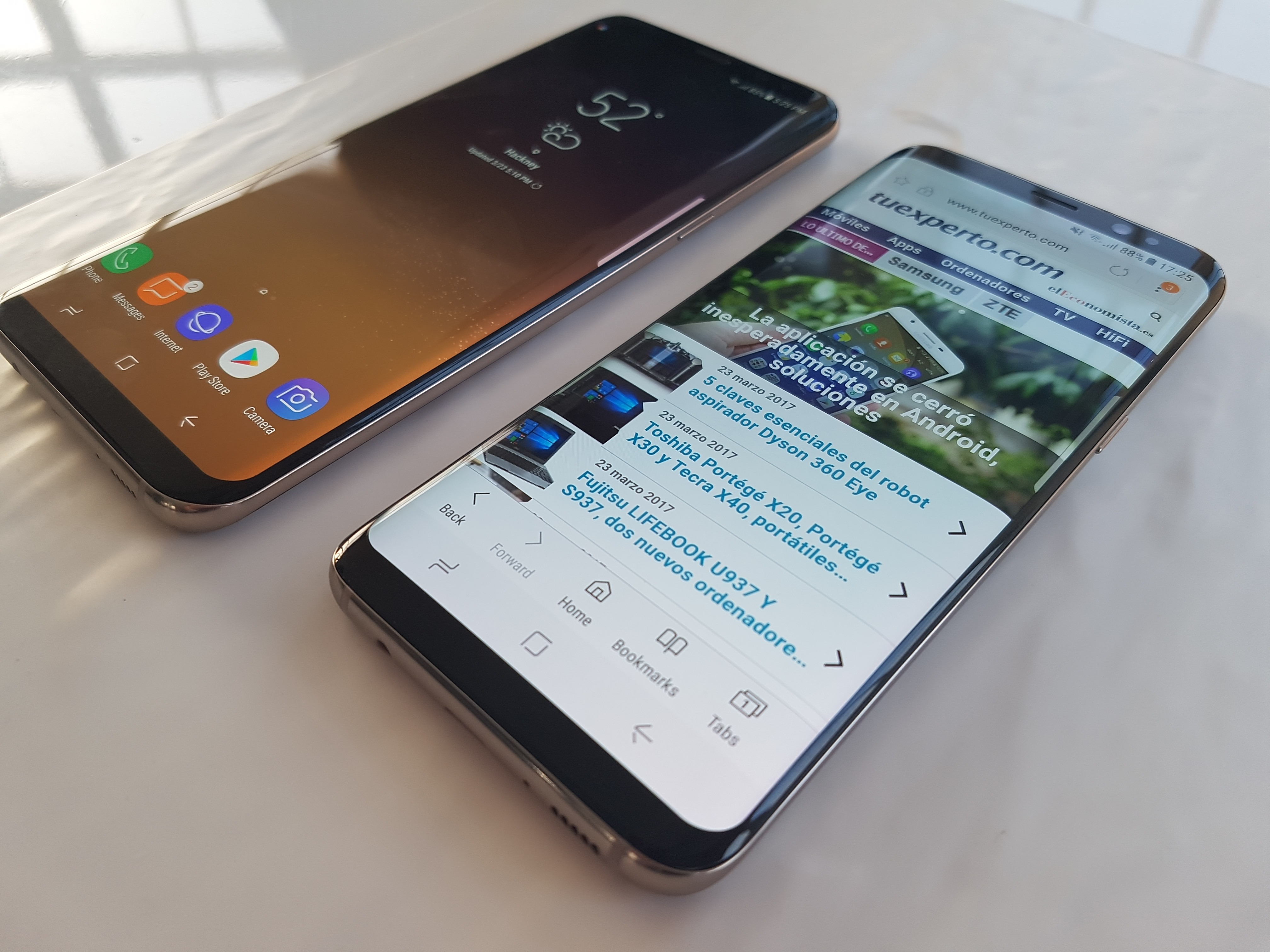 Seguridad y mejoras para los Samsung Galaxy S8 y S8+