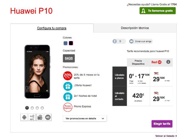 Huawei P10 Vodafone