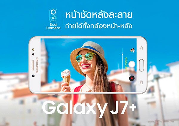 El Samsung Galaxy J7+ con doble cámara se deja ver