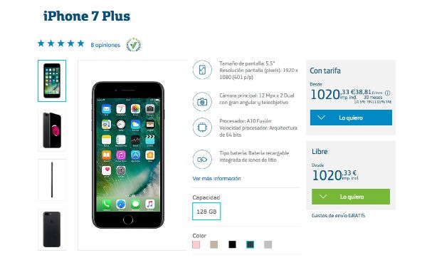 iPhone 7 Plus Movistar