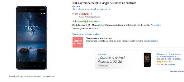Nokia 8 Amazon